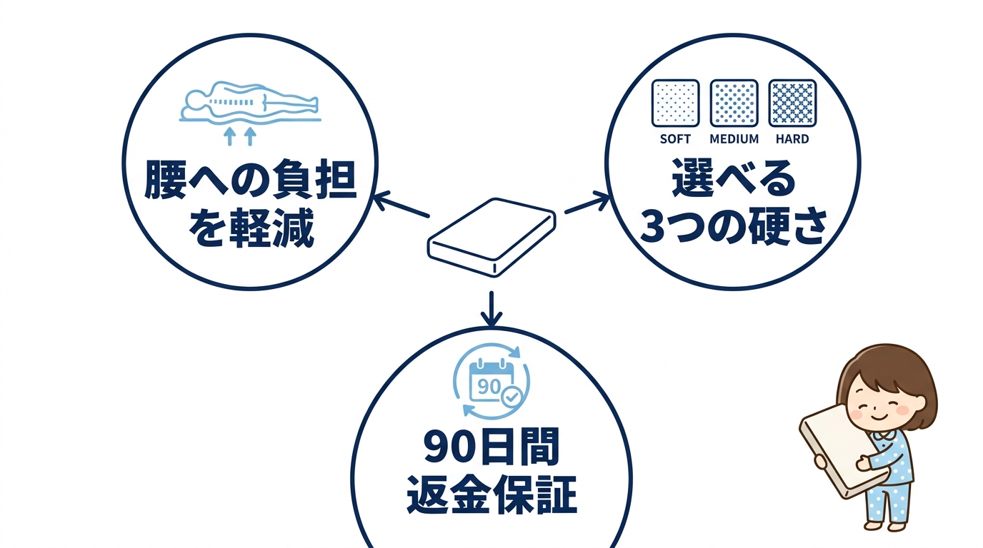 モットン高反発マットレスの評判と基本特徴