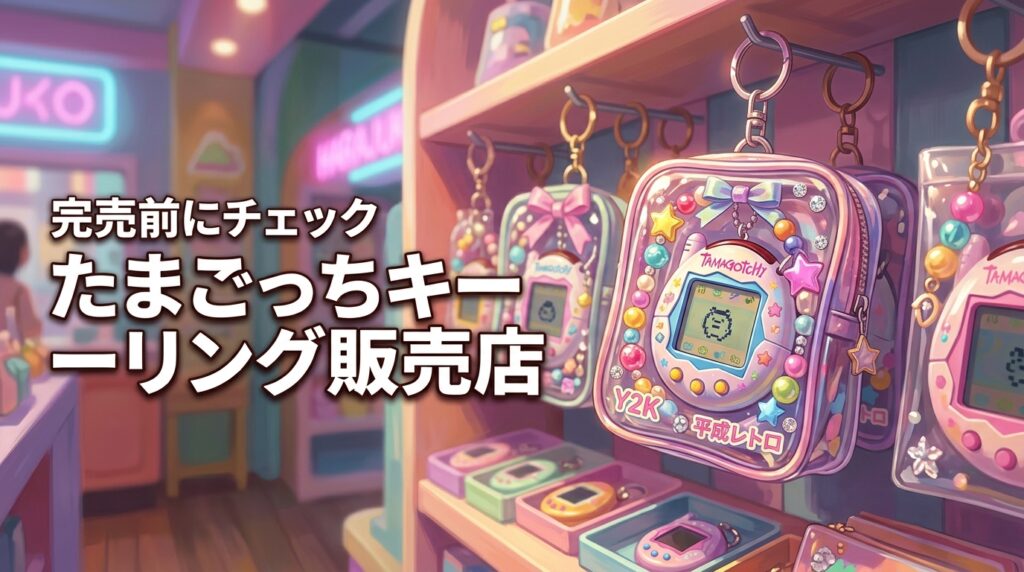 たまごっちカスタムキーリングはどこに売ってる？完売前に手に入れる販売店リスト