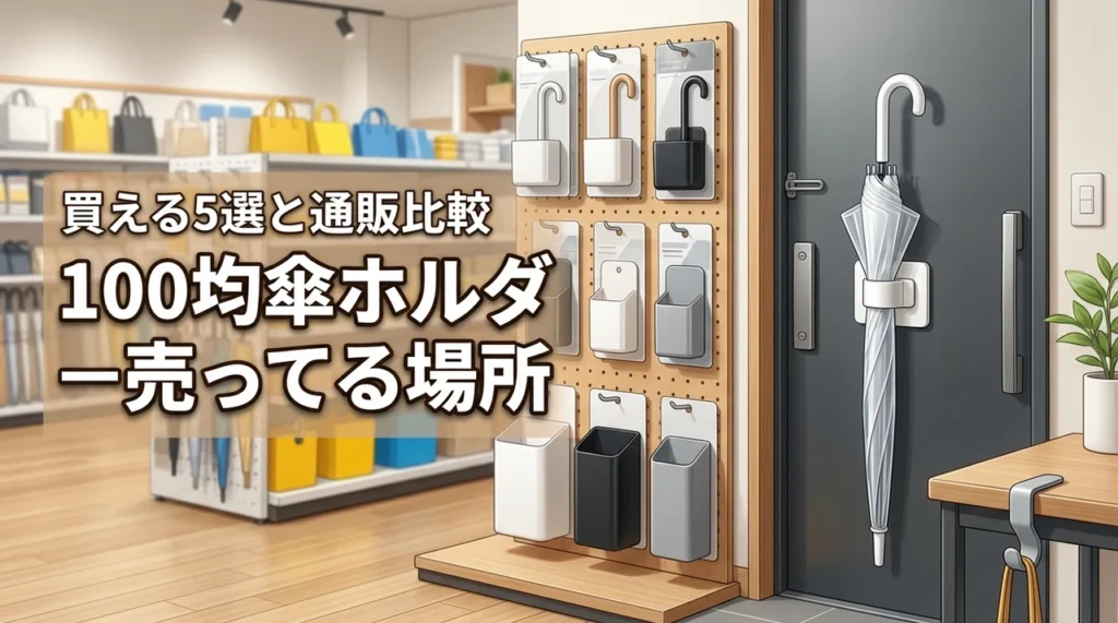 100均の傘ホルダーはどこで売ってる？買える場所5選と通販サイトを比較