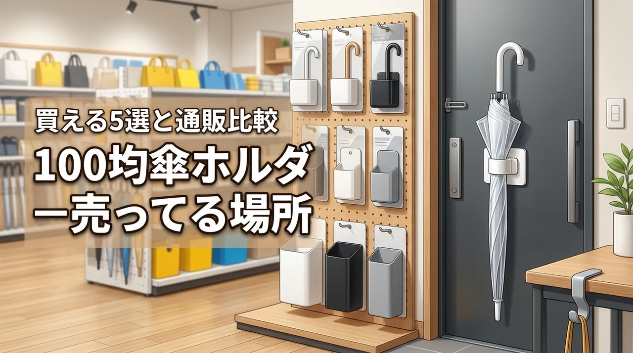 100均の傘ホルダーはどこで売ってる？買える場所5選と通販サイトを比較