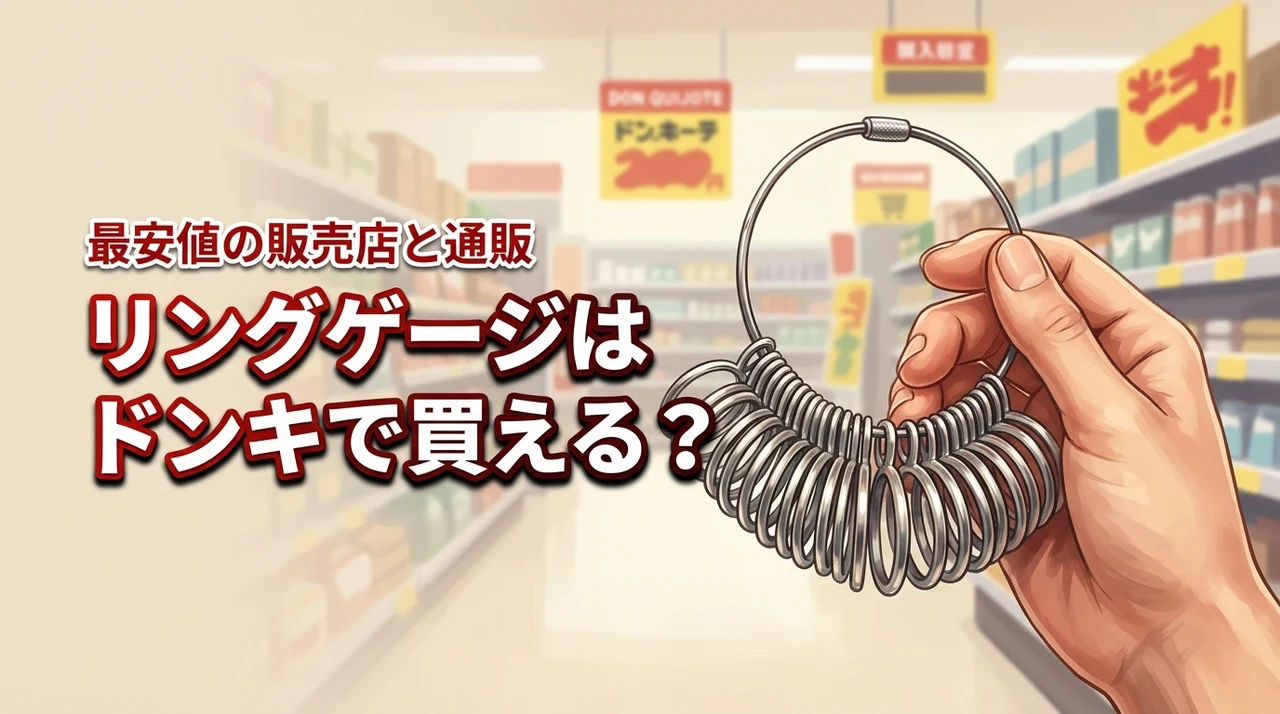 リングゲージはドンキで売ってる?安く買える販売店と通販サイトの正解は
