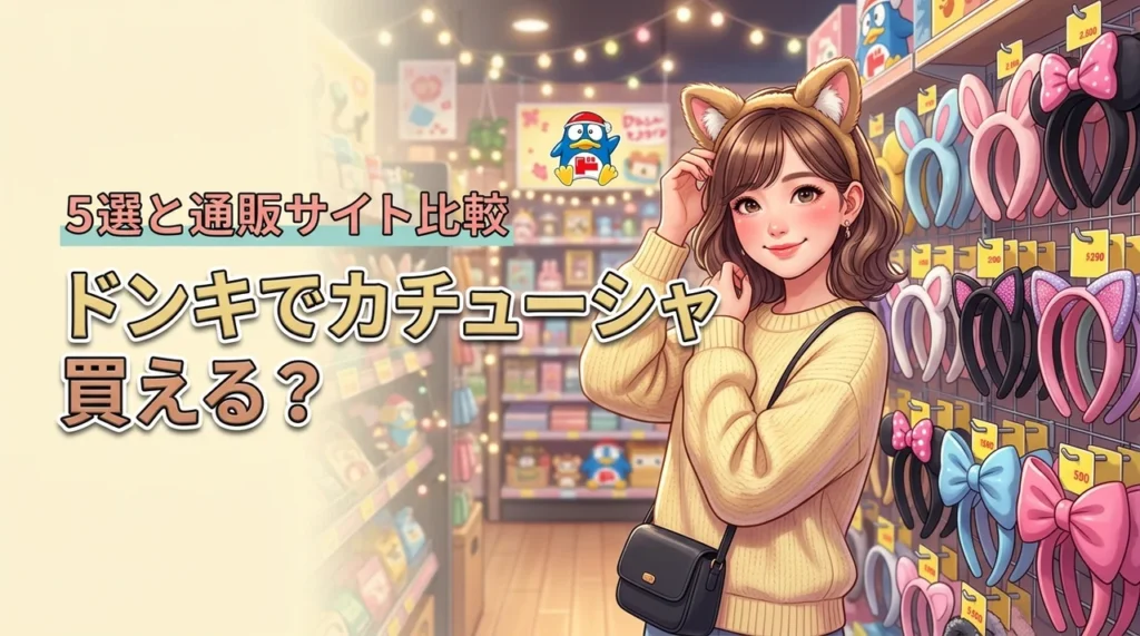 ドンキでカチューシャは売ってる？買える場所5選とおすすめの通販サイトを比較