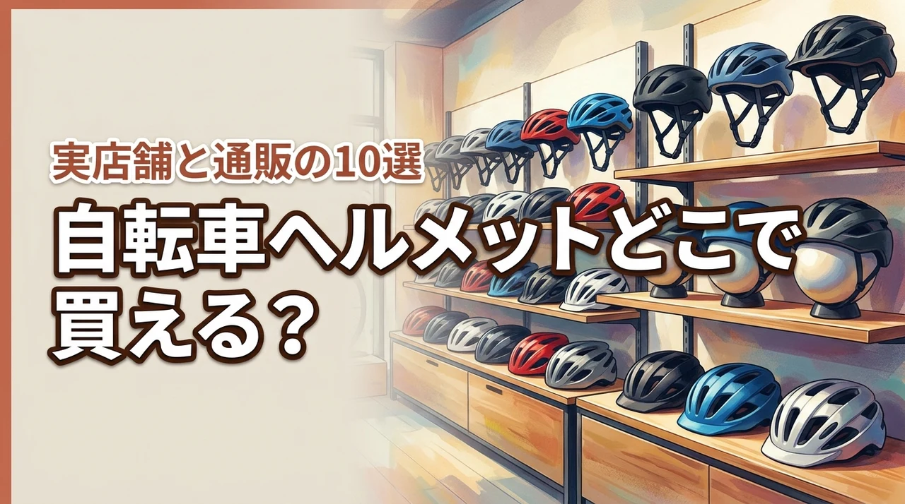 自転車ヘルメットはどこで買える？売ってる場所10選！実店舗から通販まで網羅