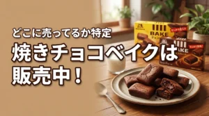 【結論】焼きチョコベイクは販売終了じゃない！どこに売ってるか買える場所を特定