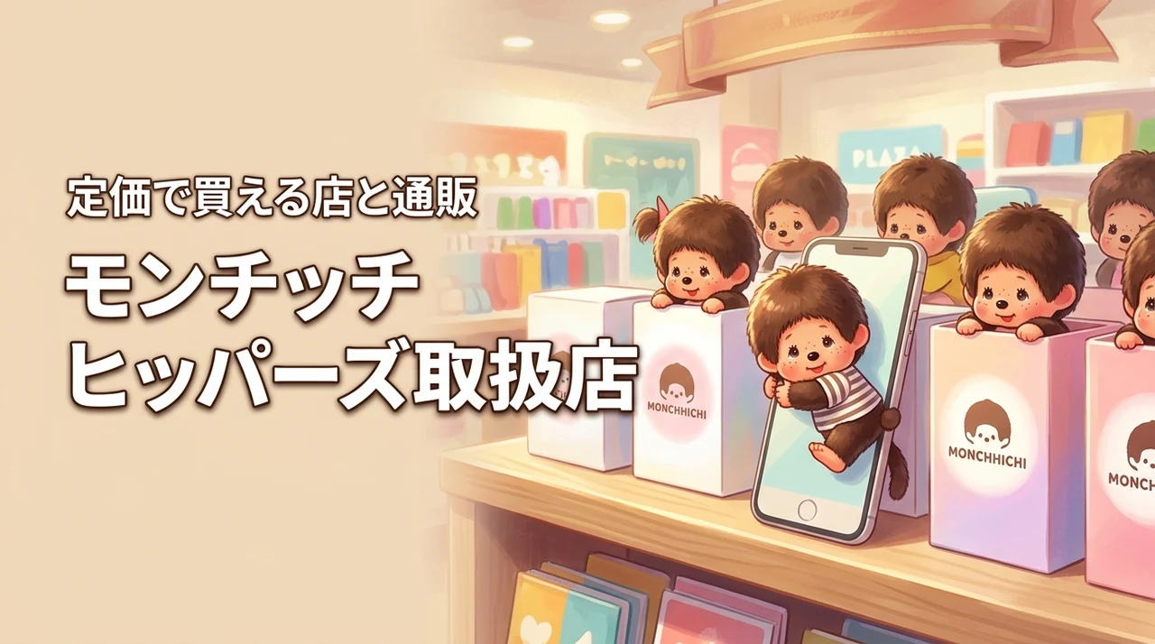 【在庫あり】モンチッチのヒッパーズはどこに売ってる？定価で買える実店舗と通販情報
