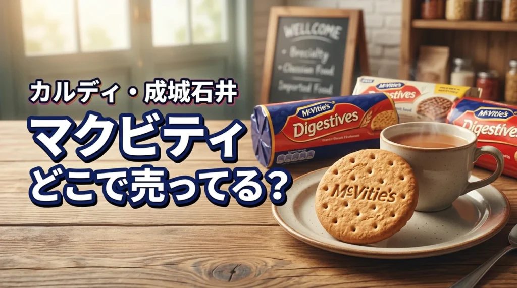 マクビティビスケットはどこで売ってる？カルディや成城石井など買える場所を徹底調査