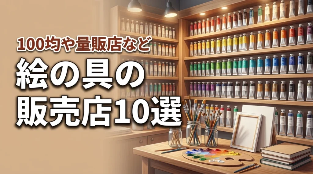 絵の具の売ってる場所はどこ？100均やホームセンターなど今すぐ買える店舗10選