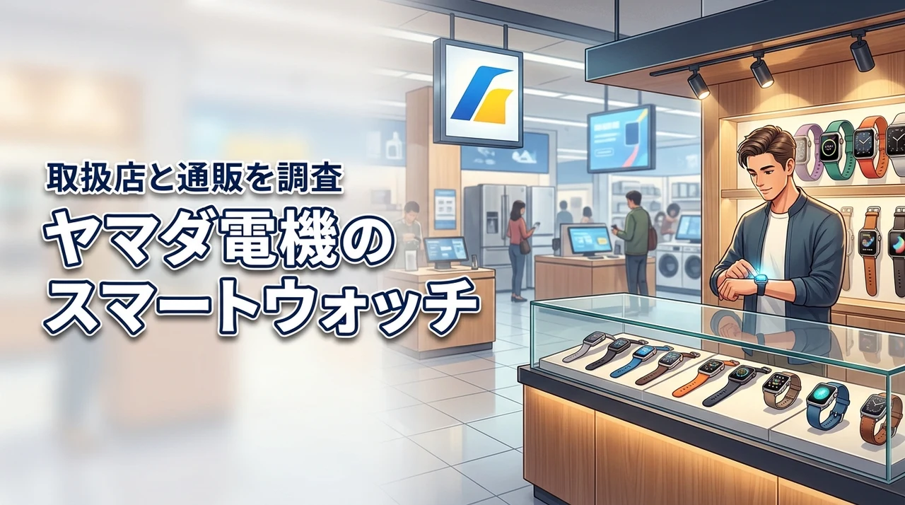 ヤマダ電機にスマートウォッチは売ってる？どこで買えるか実店舗と通販を徹底調査