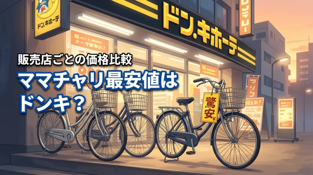 ママチャリが安いのはドンキ？どこで売ってるか徹底調査！最安で買える方法も解説
