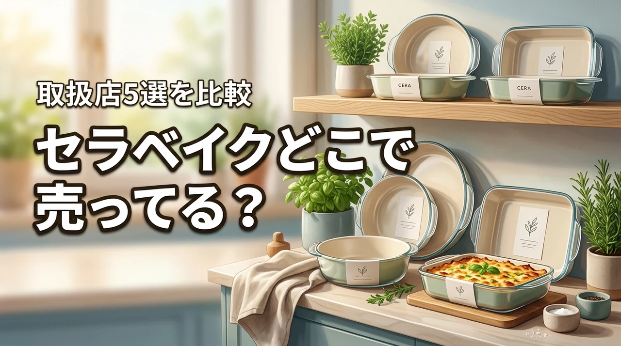セラベイクはどこで売ってる？実店舗やお得に買える通販サイト5選を比較