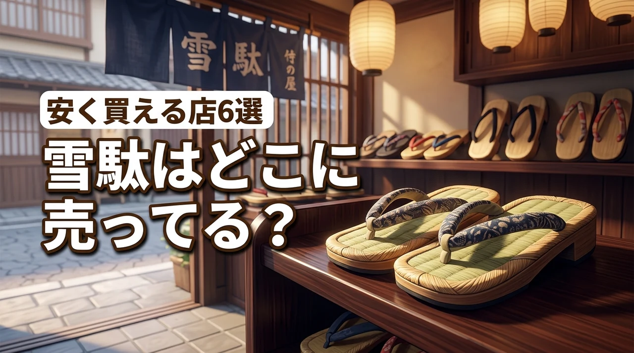 雪駄はどこに売ってる?店舗や通販など安く買えるおすすめショップ6選