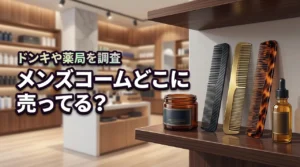 メンズコームはどこに売ってる？ドンキや薬局で買えるか調査した結果をまとめ