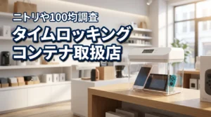 タイムロッキングコンテナはどこに売ってる？ニトリや100均で買えるか取扱店を調査