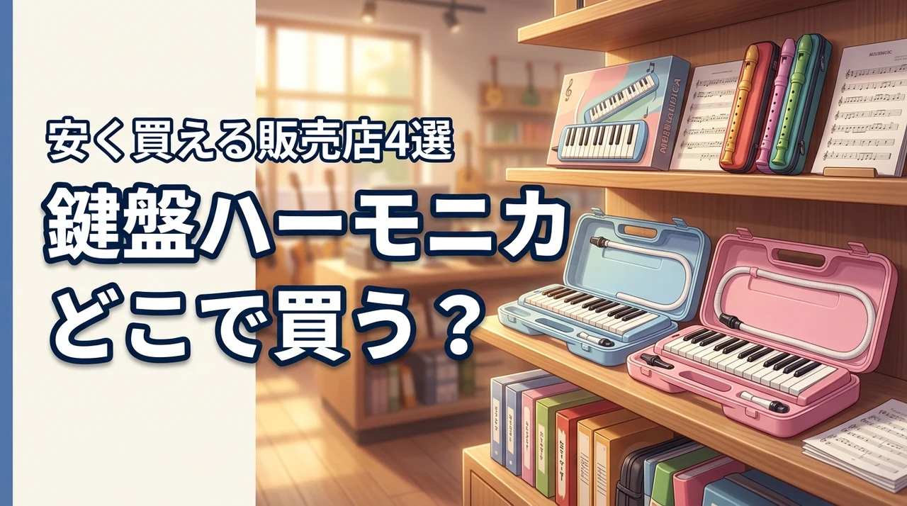 鍵盤ハーモニカはどこに売ってる？買える場所4選や安く手に入る通販サイトを紹介