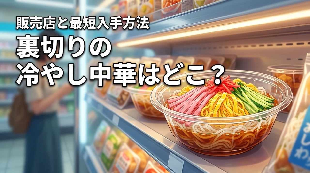 裏切りの冷やし中華はどこに売ってる？買える販売店まとめと最短で入手する方法