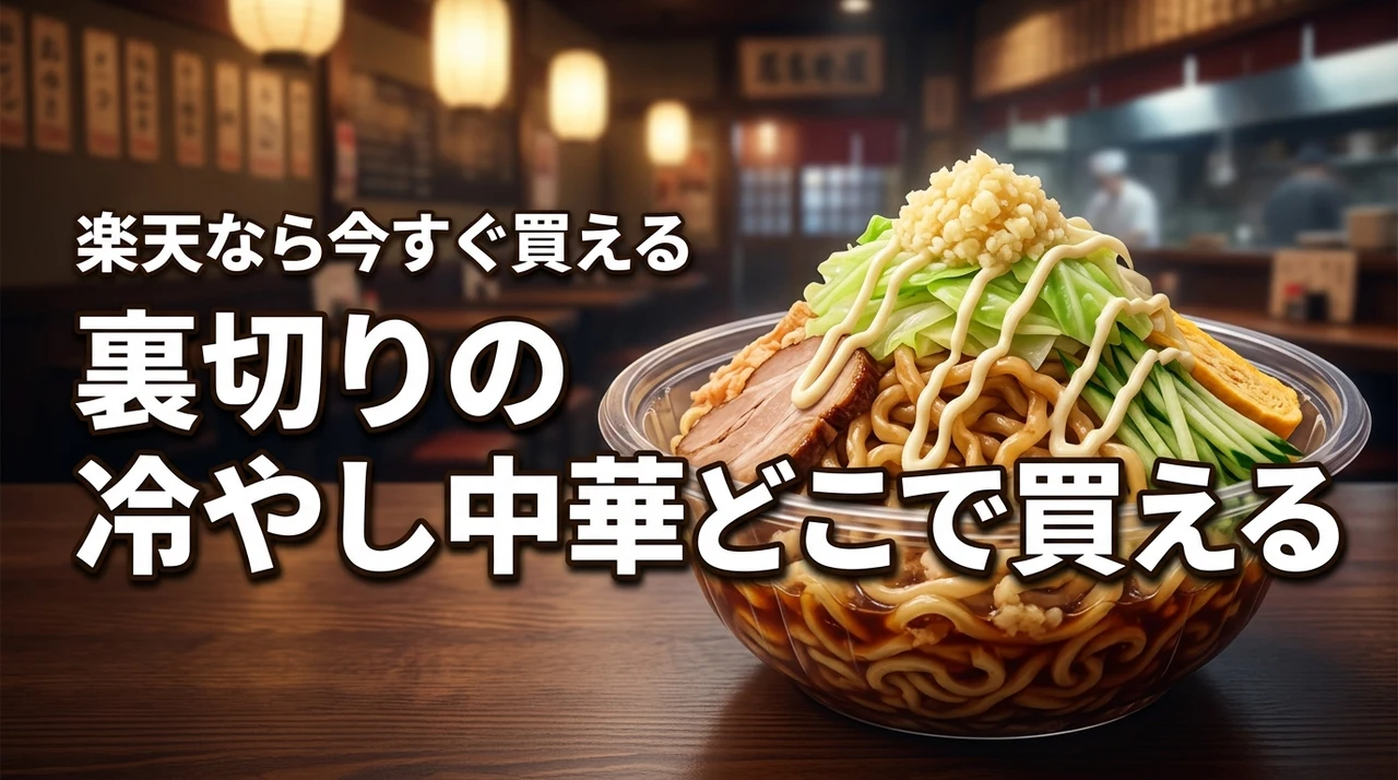 【結論】裏切りの冷やし中華はどこに売ってる？楽天なら在庫あり今すぐ買える